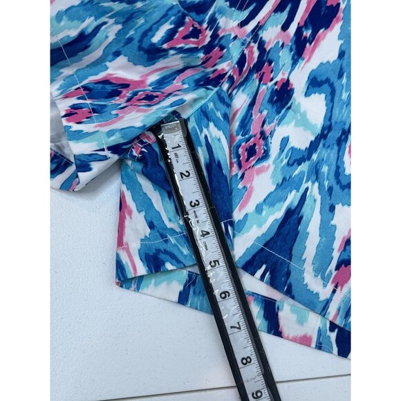 Crown & Ivy Caroline Shorts Women’s Size 10 Multicolor Ikat Print - Picture 9 of 12